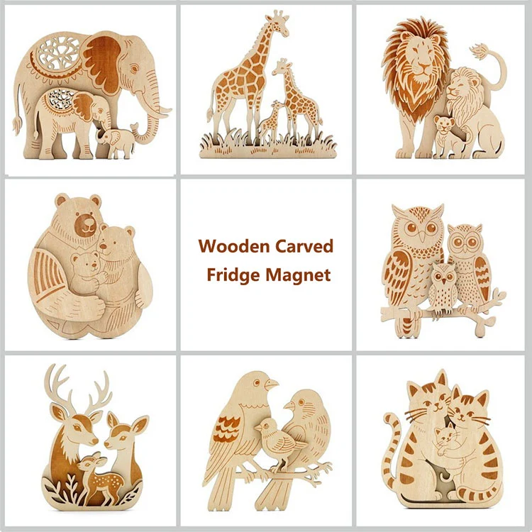 Metal Gift Fridge Magnets